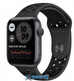 S6 NIKE MG173 Apple Watch Series 6  44mm Space Gray Aluminum case Anthracite/Black Sport Band