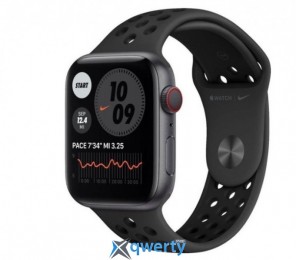 Apple Watch Series 6 Nike GPS+ LTE (MG2J3) 44mm Space Gray Aluminum Case with Anthracite/Black Nike Sport Band