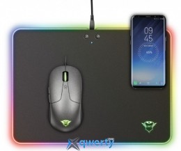 Trust GXT 750 Qlide RGB Gaming Mouse Pad with wireless charging(23184_TRUST)