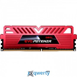 GeIL DDR4-3200 16GB PC4-25600 Evo Potenza Red (GPR416GB3200C16BSC)