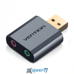 Vention USB Sound Card 7.1 Channel, Gray (VAB-S18-H) (64619478)