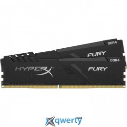 KINGSTON HyperX DDR4-2400 6GB PC4-19200 (2x32) Fury Black (HX424C15FB3K2/64)