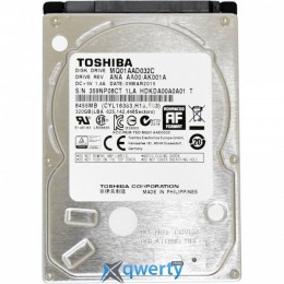 TOSHIBA MQ01AADxxxC 320GB SATA/8MB (MQ01AAD032C) 2.5