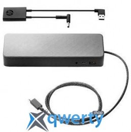 HP USB-C Universal Dock + 4.5mm and USB Dock Adapter Bundle EURO (2UF95AA)