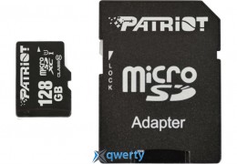 MicroSDXC 128GB UHS-I Class 10 Patriot LX + SD-adapter (PSF128GMCSDXC10)