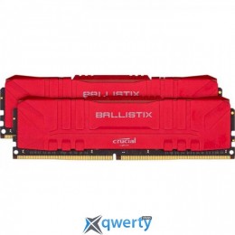 Crucial DDR4-3600 16GB PC4-28800 (2x8) Ballistix Red (BL2K8G36C16U4R)