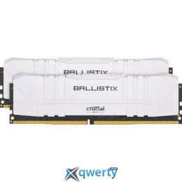 Crucial DDR4-2666 16GB PC4-21300 (2x8) Ballistix White (BL2K8G26C16U4W)