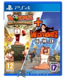 Worms Battlegrounds + Worms W.M.D PS4