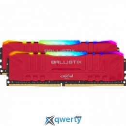 Crucial DDR4-3200 16GGB PC4-25600 (2x8GB) Ballistix RGB Red (BL2K8G32C16U4RL)