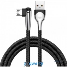 Lightning Baseus MVP Elbow Type Cable USB For IP 1.5A 2M Black (CALMVP-A01)