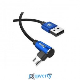 Lightning Baseus MVP Elbow Type Cable USB For IP 2A 1M Blue (CALMVP-03)