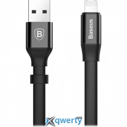 Lightning Baseus Two-in-one Portable Cable Android/iOS 2А 1.2м Black (CALMBJ-A01)