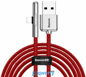 USB-A - Lightning 2.4A 1m Baseus Iridescent Lamp Mobile Game Red (CAL7C-A09)