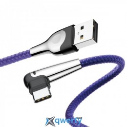 USB Baseus MVP Mobile game Cable USB For Type-C 3A 1M Blue (CATMVP-D03)