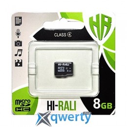 MicroSDHC 8GB Class 4 Hi-Rali (HI-8GBSDCL4-00)