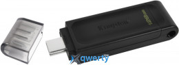 USB-C 3.2 128GB Kingston DataTraveler 70 Black (DT70/128GB) 740617305371