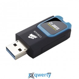 USB3.0 64GB Corsair Flash Voyager Slider X2 Capless Design Blue (CMFSL3X2A-64GB)