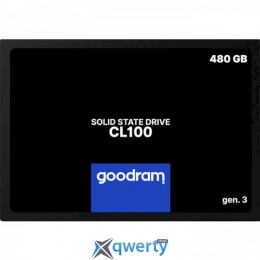 Goodram  CL100 Gen.3 480GB SATA III 3D NAND TLC (SSDPR-CL100-480-G3) 2.5
