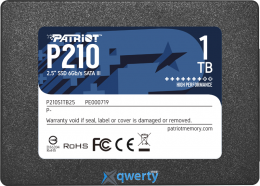 Patriot P210 2.5 SATA III 1TB (P210S1TB25)