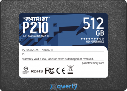 Patriot P210 2.5 SATA III 512GB (P210S512G25)