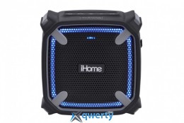 iHome iBT371 Wireless, Waterproof, Shockproof, Accent Lighting, Mic (IBT371BGE)