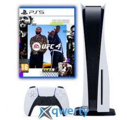 Sony Playstation 5 White 1Tb + UFC 4 (русская версия)