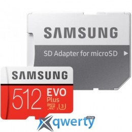 Samsung 512GB microSD class 10 UHS-I U3 Evo Plus V2 (MB-MC512HA/RU)