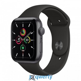 Apple Watch Series SE GPS (MYDT2) 44mm Space Gray Aluminium Case with Black Sport Band