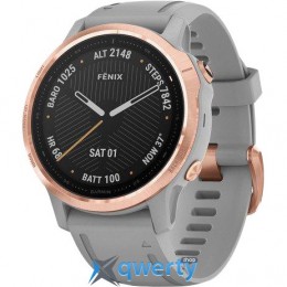 Garmin Fenix 6S Rose Gold-tone with Powder Gray Band (010-02159-21) EU