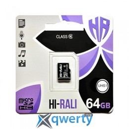 MicroSDXC 64GB Class 10 Hi-Rali