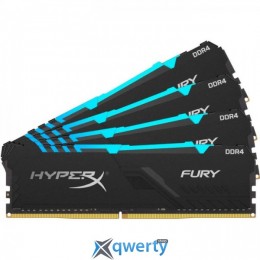 KINGSTON HyperX DDR4-3600 32768MB PC4-28800 (4x8) Fury RGB (HX436C17FB3AK4/32)