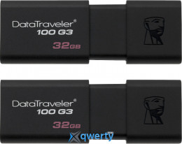 USB-A 3.0 2x64GB Kingston DataTraveler 100 G3 (DT100G3/64GB-2P)