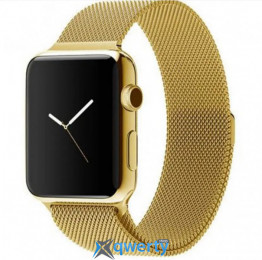 Apple Watch 44/42mm Milanese Loop Band 316L Gold