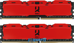 GOODRAM IRDM X Red DDR4 3200MHz 16GB (2x8) (IR-XR3200D464L16SA/16GDC)