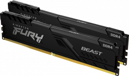 Kingston Fury DDR4-2666 64GB PC4-21300 (2x32) Beast Black (KF426C16BBK2/64)