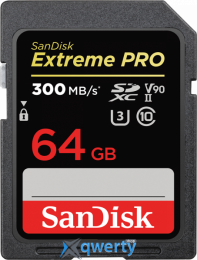 SD SanDisk Extreme PRO 64GB Class 10 V90 300MB/s (SDSDXDK-064G-GN4IN)
