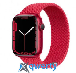 Apple Watch Series 7 GPS (MKNJ3) 41mm Red Aluminium Case with Red Solo Loop