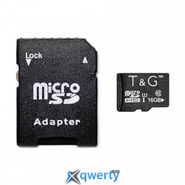 MicroSDHC 16GB UHS-I U3 Class 10 T&G + SD-adapter (TG-16GBSD10U3-01)