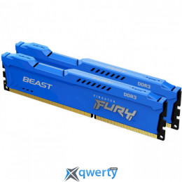 Kingston Fury DDR3 8GB (2x4) 1600MHz Beast Blue (KF316C10BK2/8)