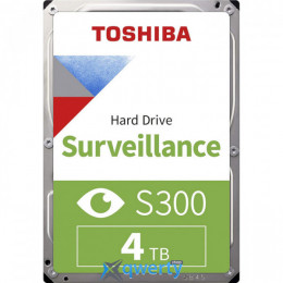 TOSHIBA S300 4TB SATA/256MB (HDWT840UZSVA) 3.5