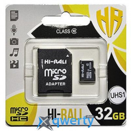 Hi-Rali 32GB microSDHC class 10 UHS-I U3