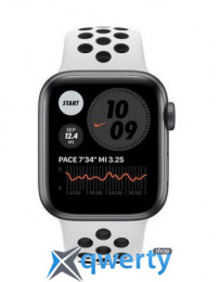 Apple Watch Series SE Nike GPS (MYYH2) 44mm Silver Aluminium Case with Pure Platinum/Black Nike Sport Band