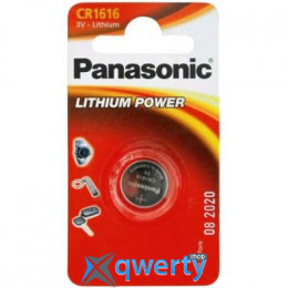 Panasonic CR1616 55mAh 1шт Lithium (CR-1616EL/1B) 5019068085107