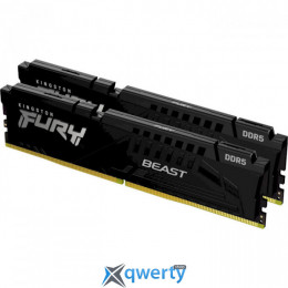Kingston Fury DDR5-4800 32GB PC5-38400 (2x16) Beast Black (KF548C38BBK2/32)
