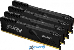 KINGSTON FURY Beast DDR4 3200MHz 128GB Kit 4x32GB (KF432C16BBK4/128)