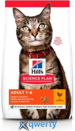 Hills (Хилс) Science Plan Feline Adult c курицей 0,3 кг (604055)