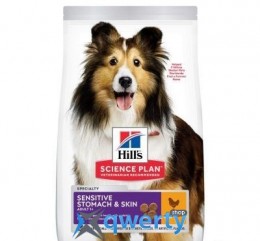 Hills (Хилс) Canine Adult Sensitive Stomach 14 кг. с чувствительной кожей и пищеварением (604385)