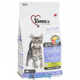 1st Choice Kitten Healthy Start (Фест Чойс котенок) сухой супер премиум корм для котят, 5.44 кг. ( ФЧККН544)