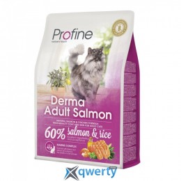 Profine Cat Derma 2 кг для кошек, шерсть которых требует дополнительного ухода (лосось) (1111145713)