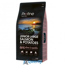 Profine Junior Large Breed Salmon 15 кг для щенков и молодых собак (весом от 25 кг) (лосось) (1111145702)